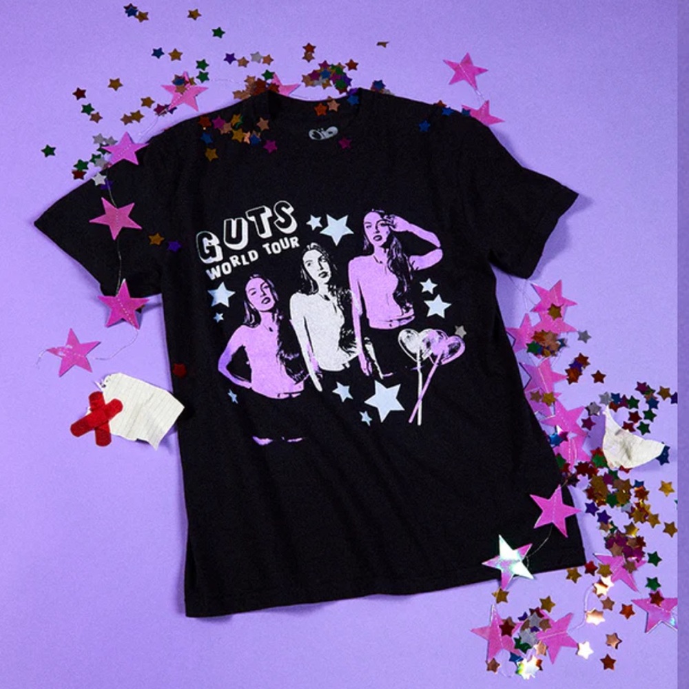 GUTS World Tour Lollypop Dateback T-Shirt in Black